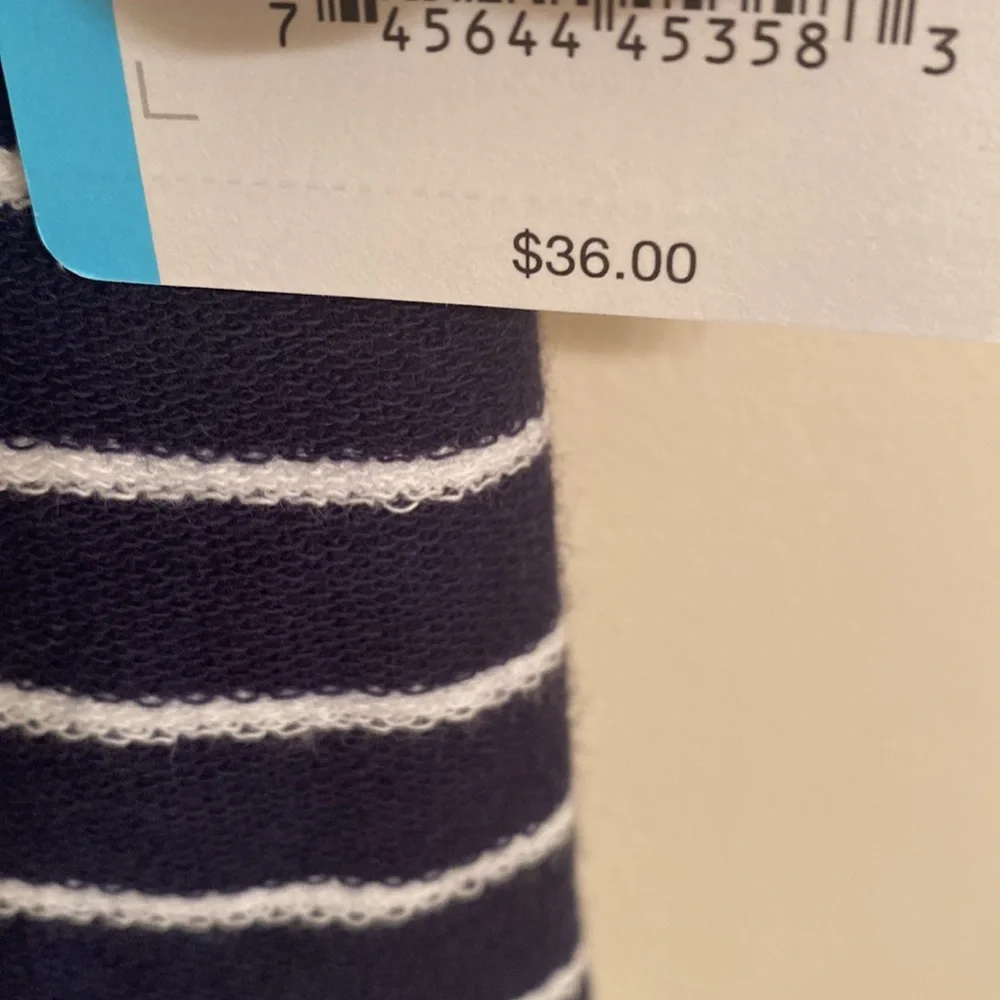 LITTLE ME Boy's Matching 2 Piece White Shirt & Striped Romper Size 6 Months NEW